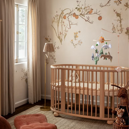 Handgemaakte Babymobiel Zonnige Savannah | Vilt & Hout