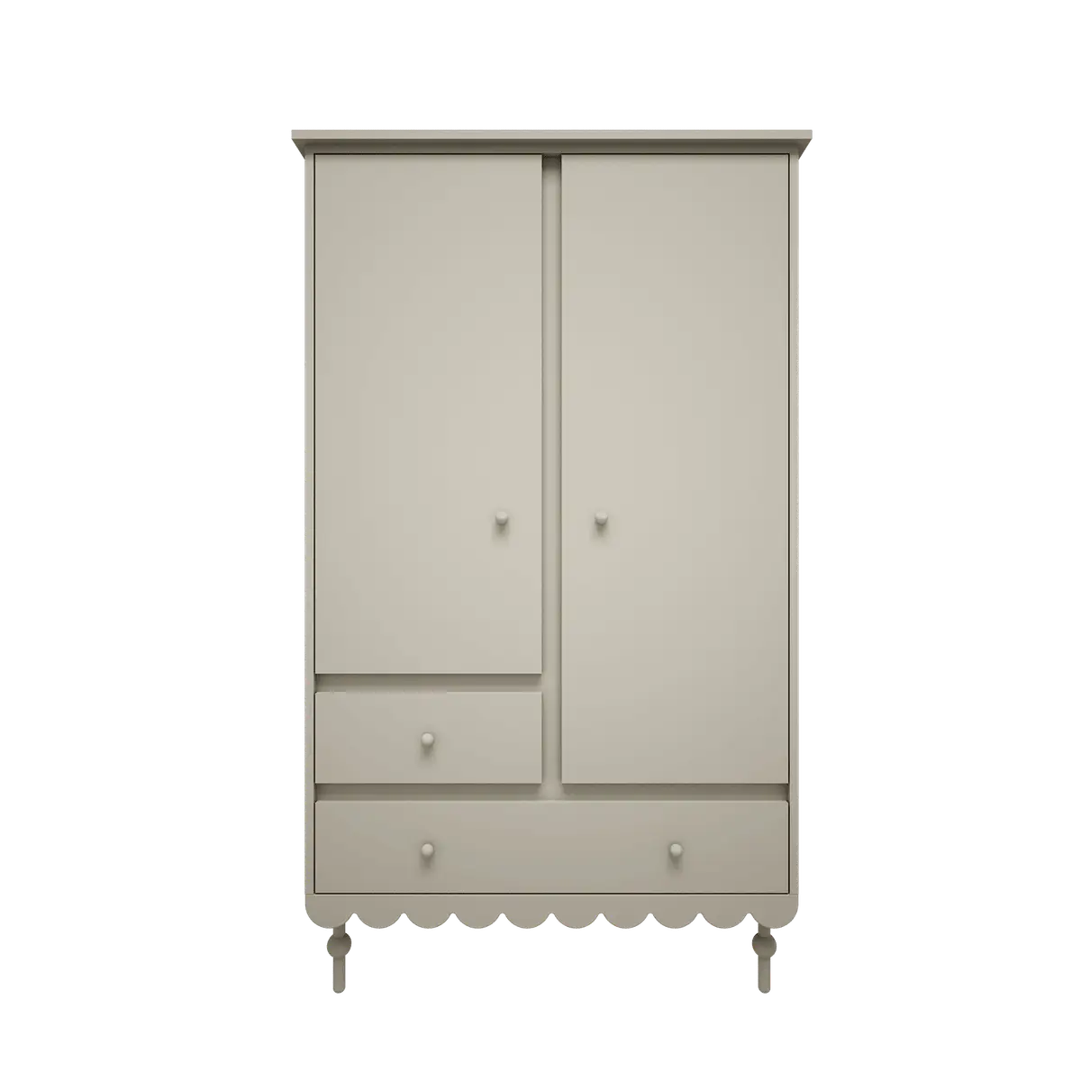 Kledingkast 2deurs olive