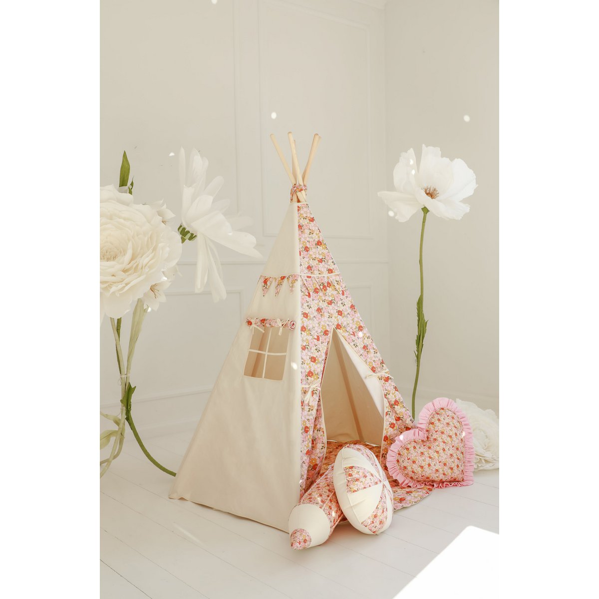 Tipi tent - inclusief speelmat
