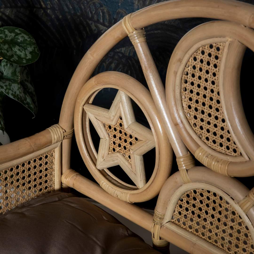 Rotan Peuterbed 2 in 1 - Naturel