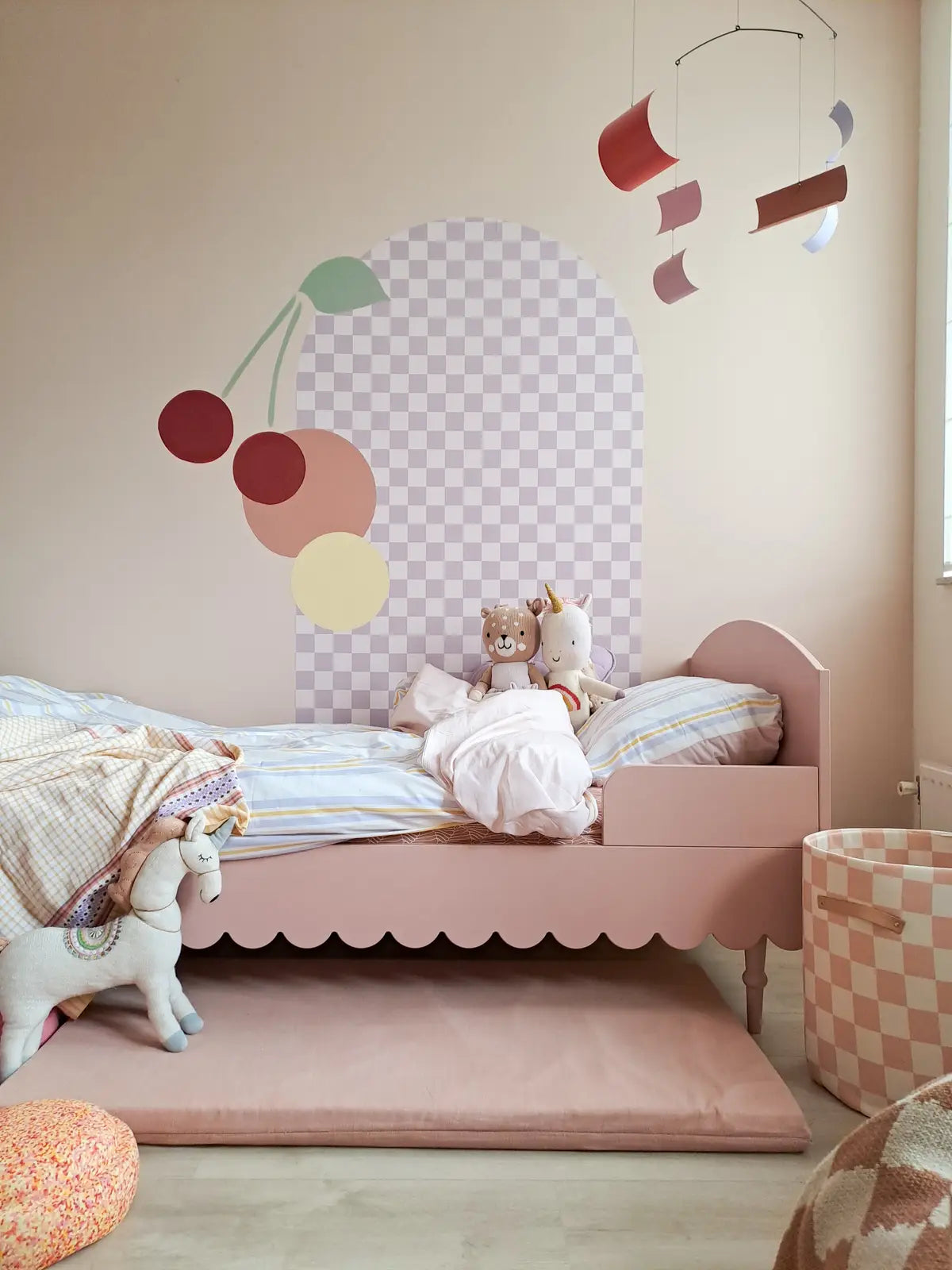 Babushka eenpersoonsbed 90x200 roze kinderbed