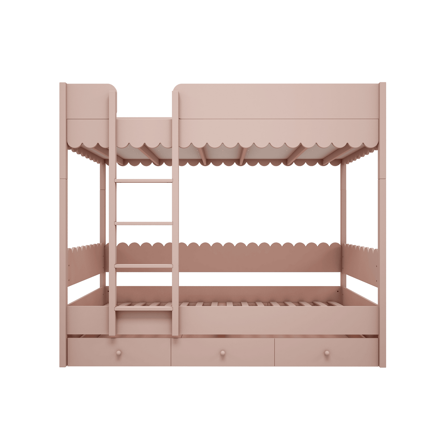 Stapelbed - roze - hoge kwaliteit - inclusief lade