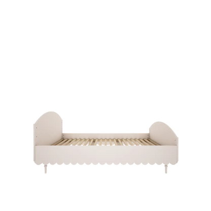 Twijfelaar bed 120x200 wit - Babushka - Hoge kwaliteit - Duurzaam