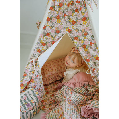 Tipi tent Zomer - inclusief speelmat