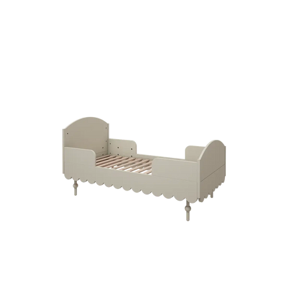 Ledikant en peuterbed - 2in1 - multifunctionele ledikant - olive