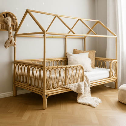 Bedhuisje Rotan Boho
