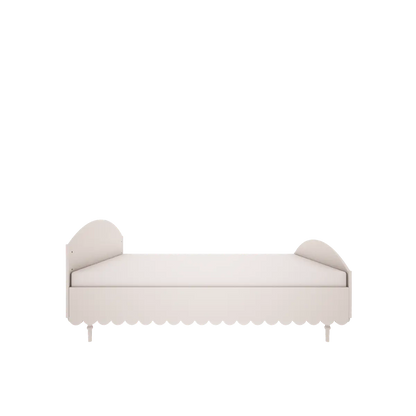 Twijfelaar bed 120x200 wit - Babushka - Hoge kwaliteit - Duurzaam