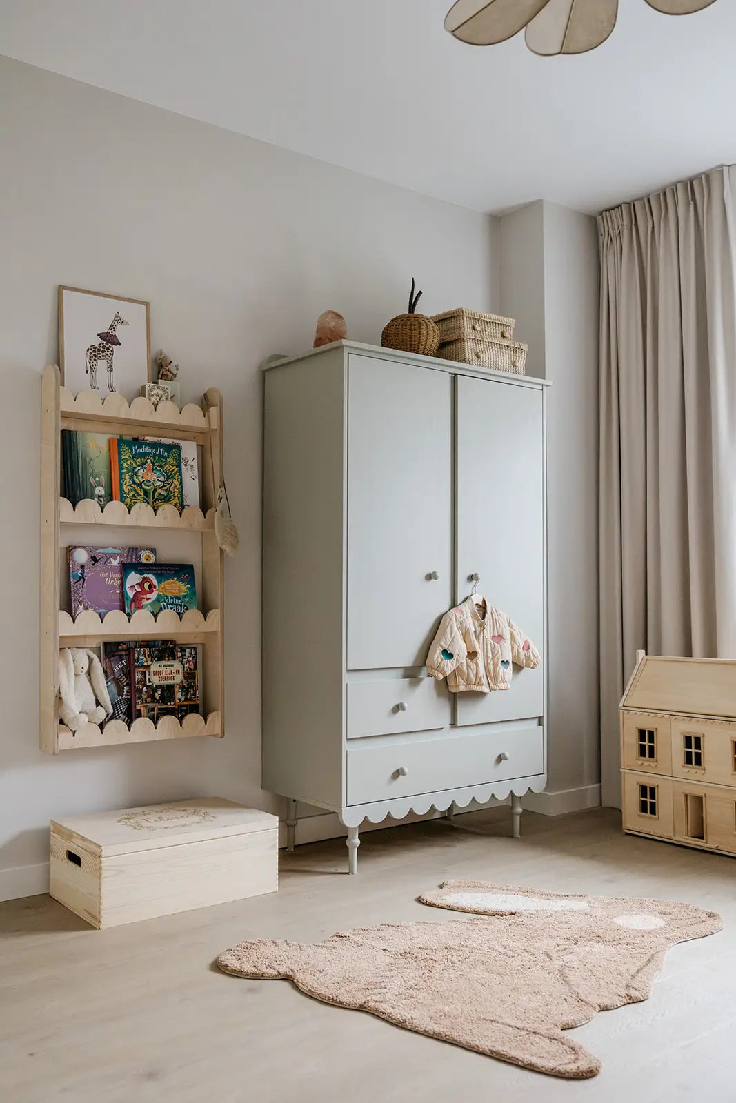 Kledingkast 2deurs olive