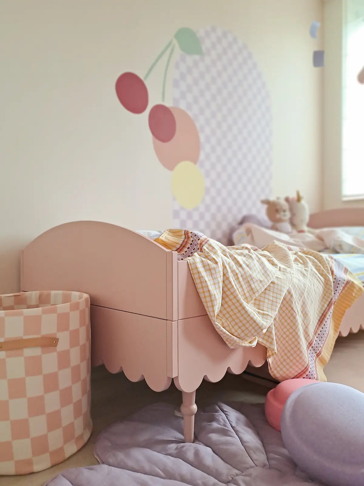 Babushka eenpersoonsbed 90x200 roze kinderbed