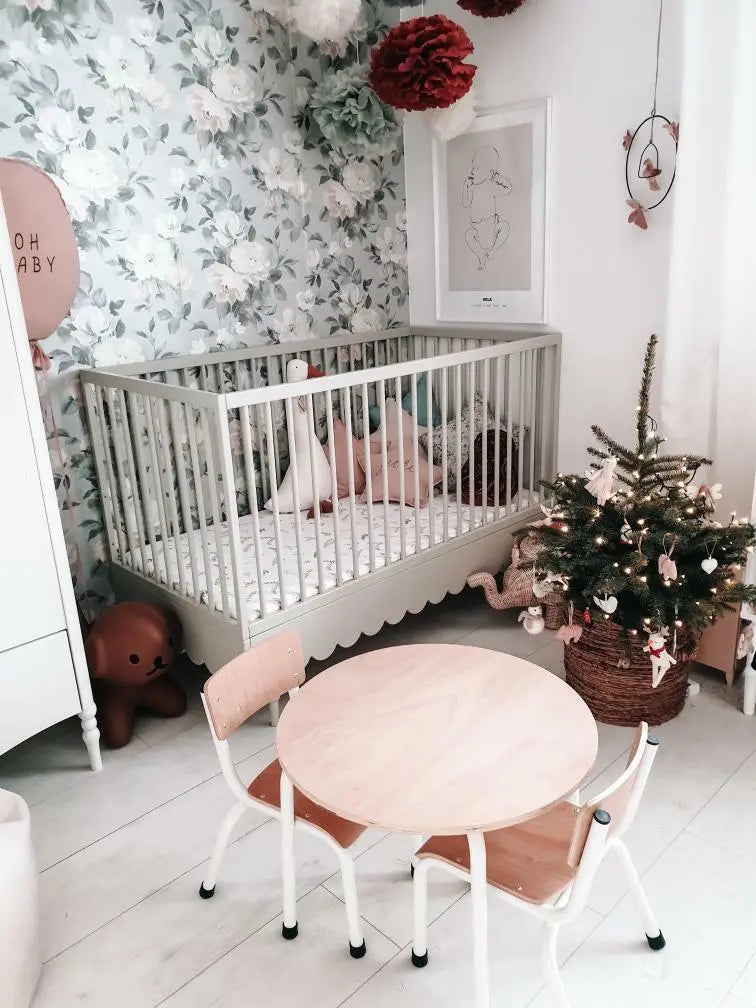Ledikant en peuterbed - 2in1 - multifunctionele ledikant - olive