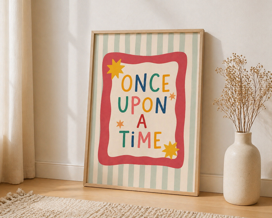 Poster Once Upon - digitale download