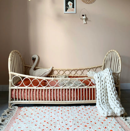 Rotan peuterbed / juniorbed Luna