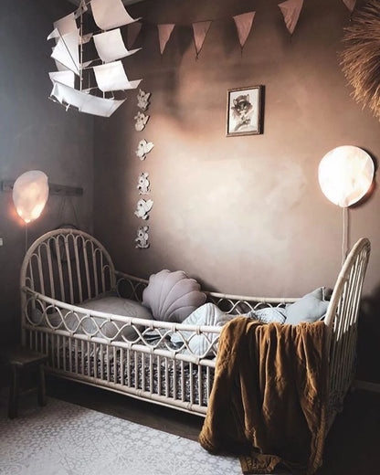 Rotan peuterbed / juniorbed Luna