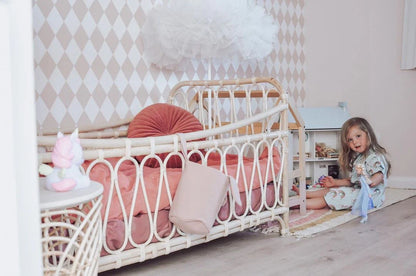 Rotan peuterbed / juniorbed Linn