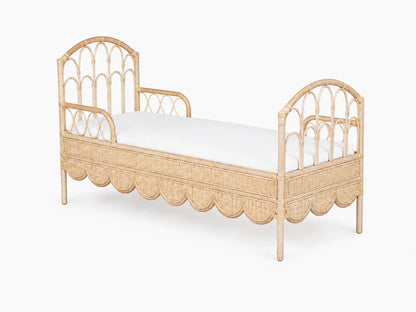 Rotan eenpersoonsbed Amber