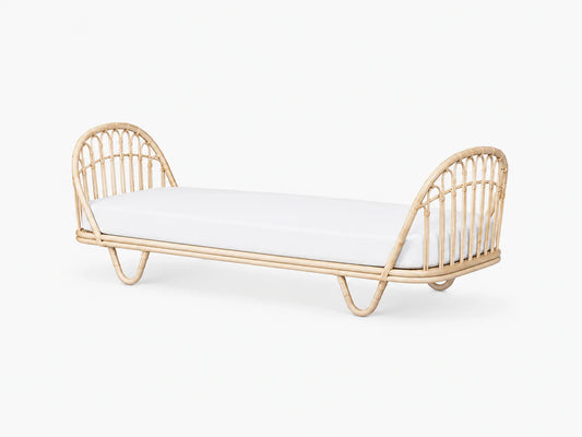 Rotan eenpersoonsbed 'Jade' (rond)
