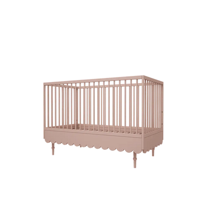 Ledikant en peuterbed - 2in1 - multifunctionele ledikant - roze
