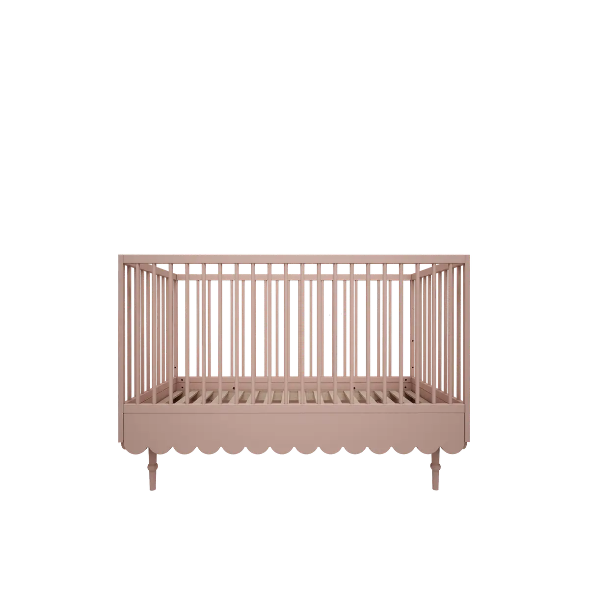 Ledikant en peuterbed - 2in1 - multifunctionele ledikant - roze