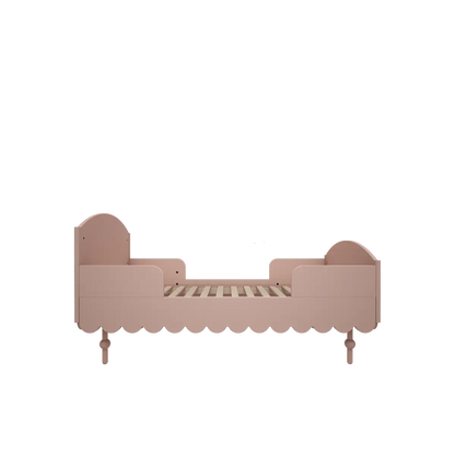 Ledikant en peuterbed - 2in1 - multifunctionele ledikant - roze