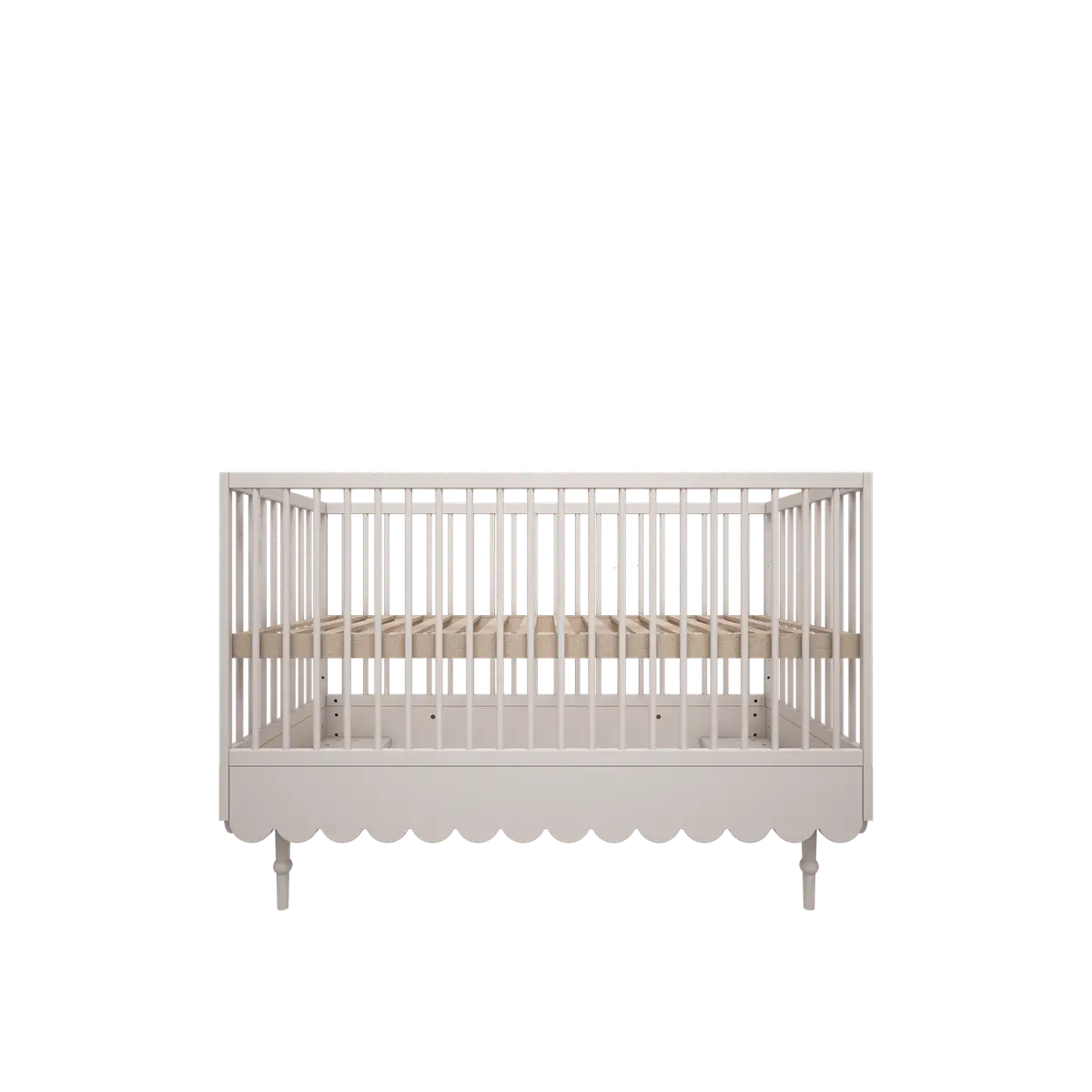 Ledikant en peuterbed - 2in1 - multifunctionele ledikant - olive