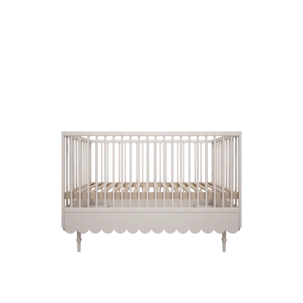 Ledikant en peuterbed - 2in1 - multifunctionele ledikant - olive