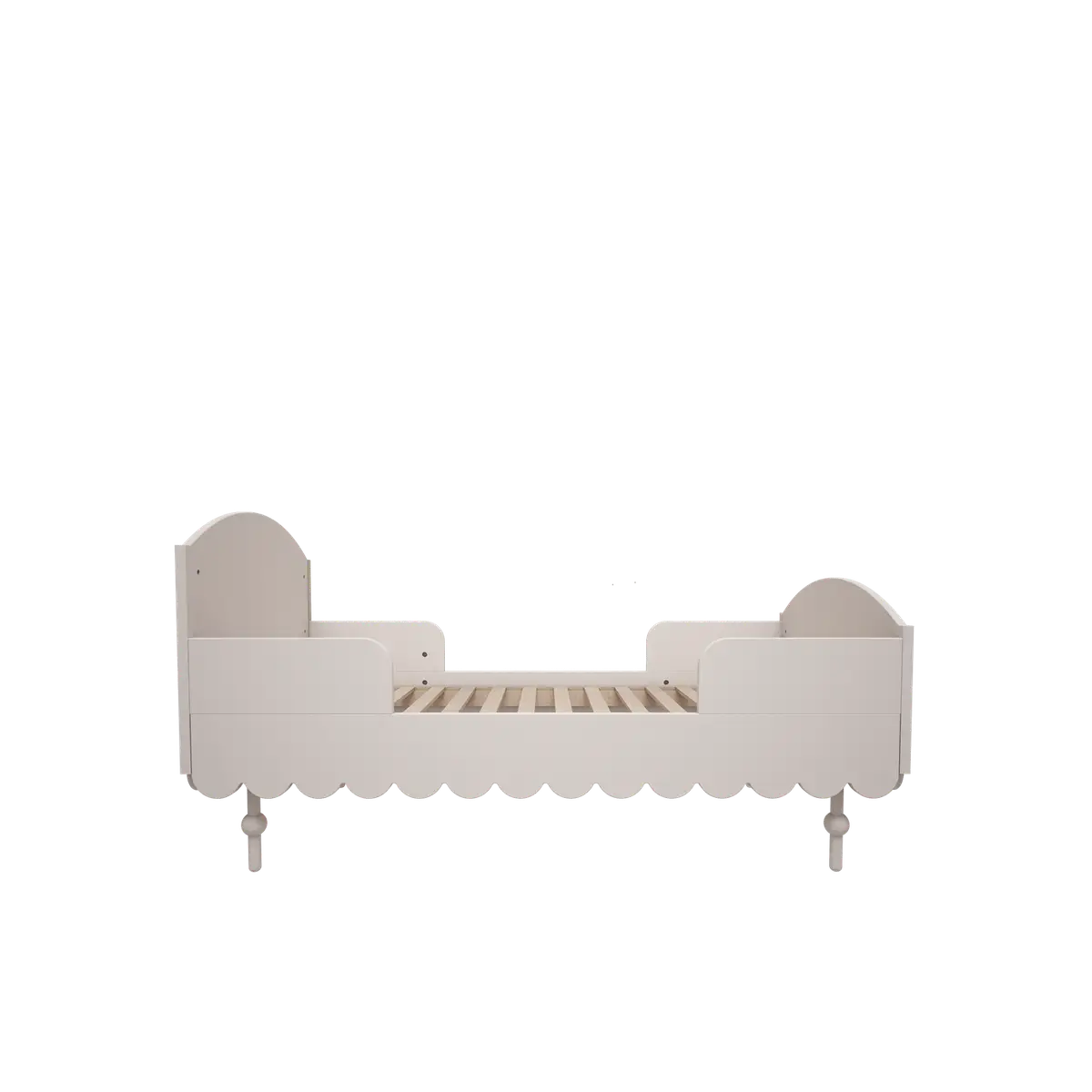 Ledikant en peuterbed - 2in1 - multifunctionele ledikant - olive