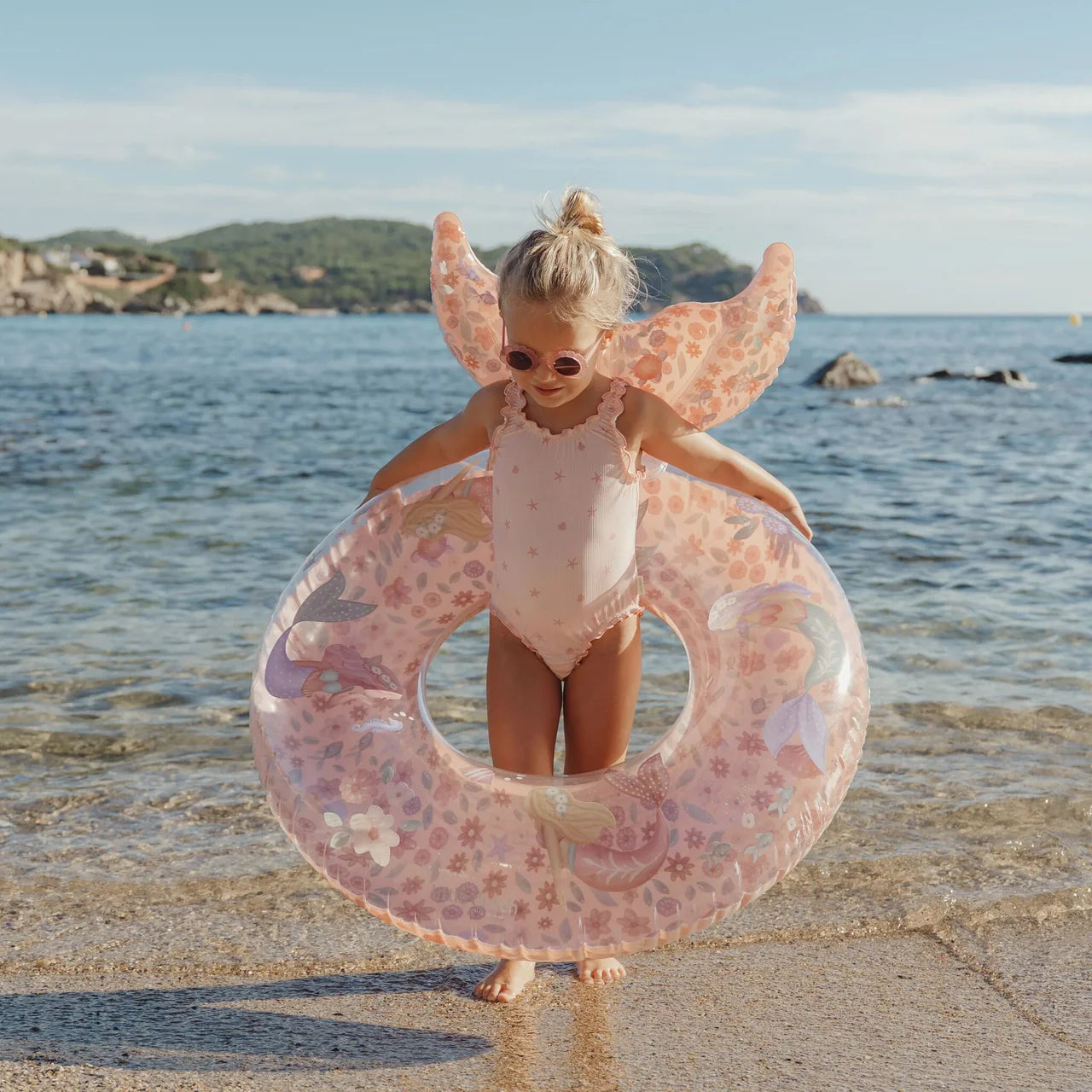 Little Dutch Dreamy Mermaid Zwemring 91cm met staart