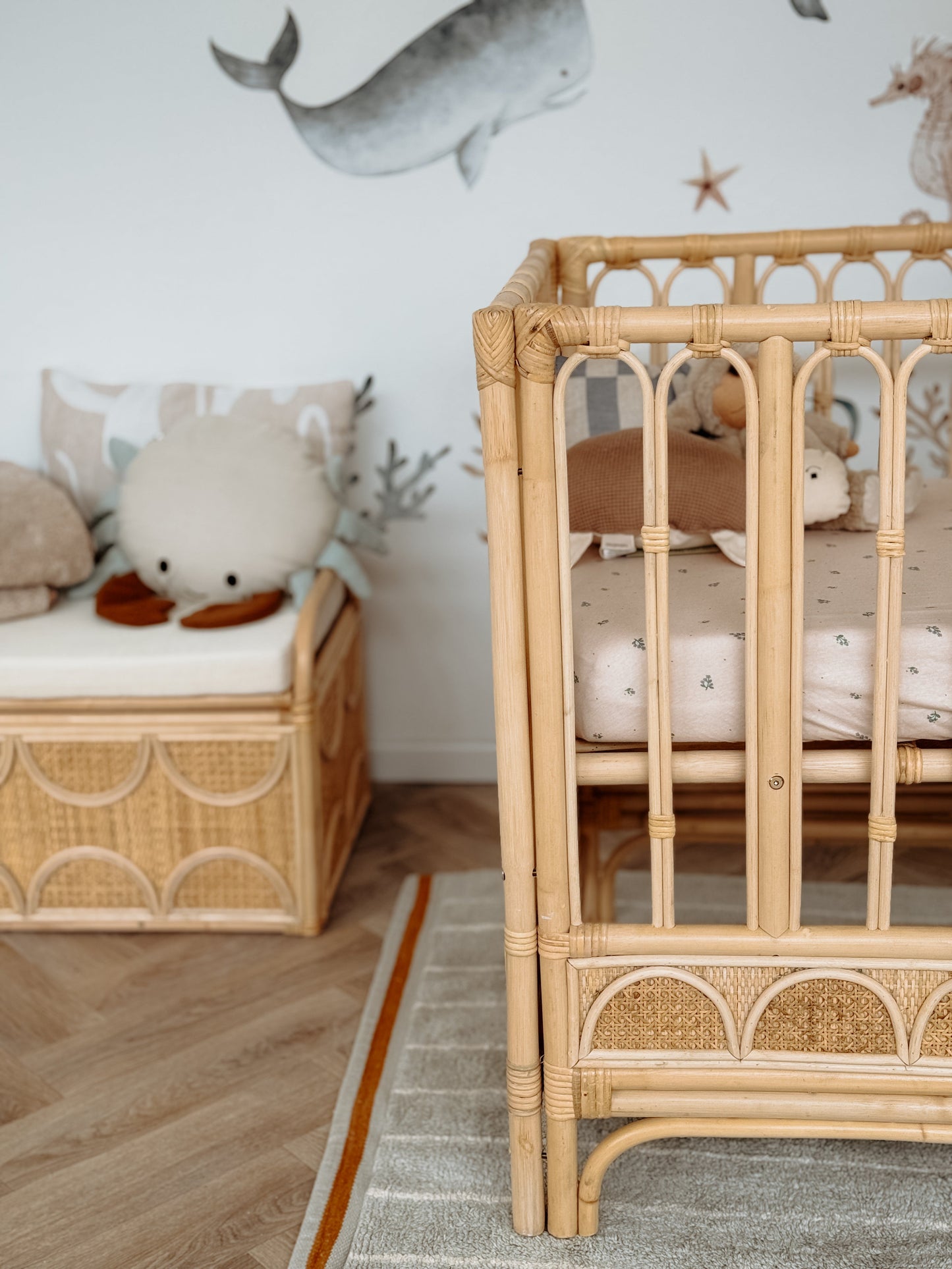 Ledikant Luna Rotan Boho