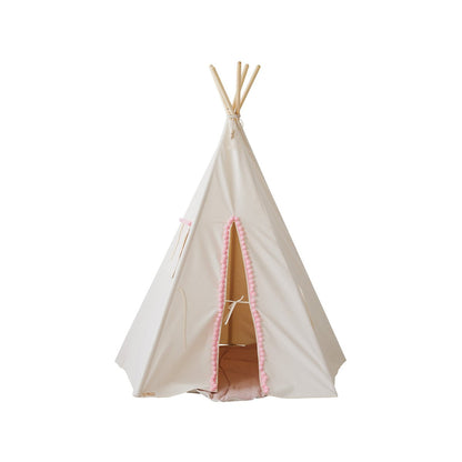 Tipi-tent "Fluffy Pompoms" met pompons