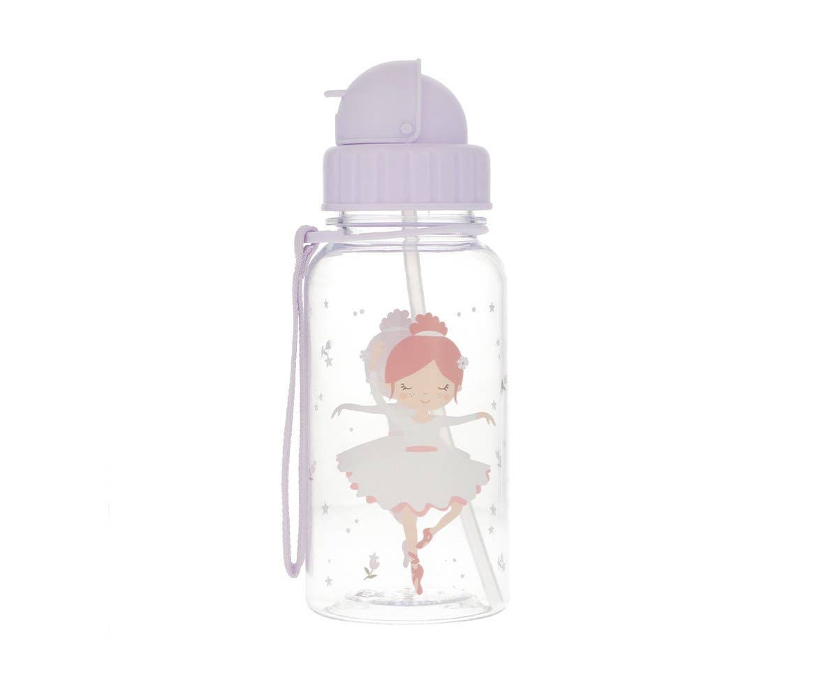 Plastic fles met ballerina-illustratie van Tutete