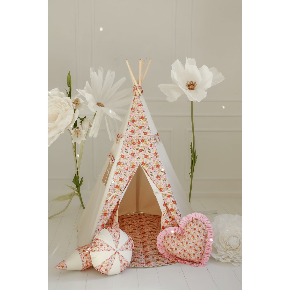 Tipi tent - inclusief speelmat