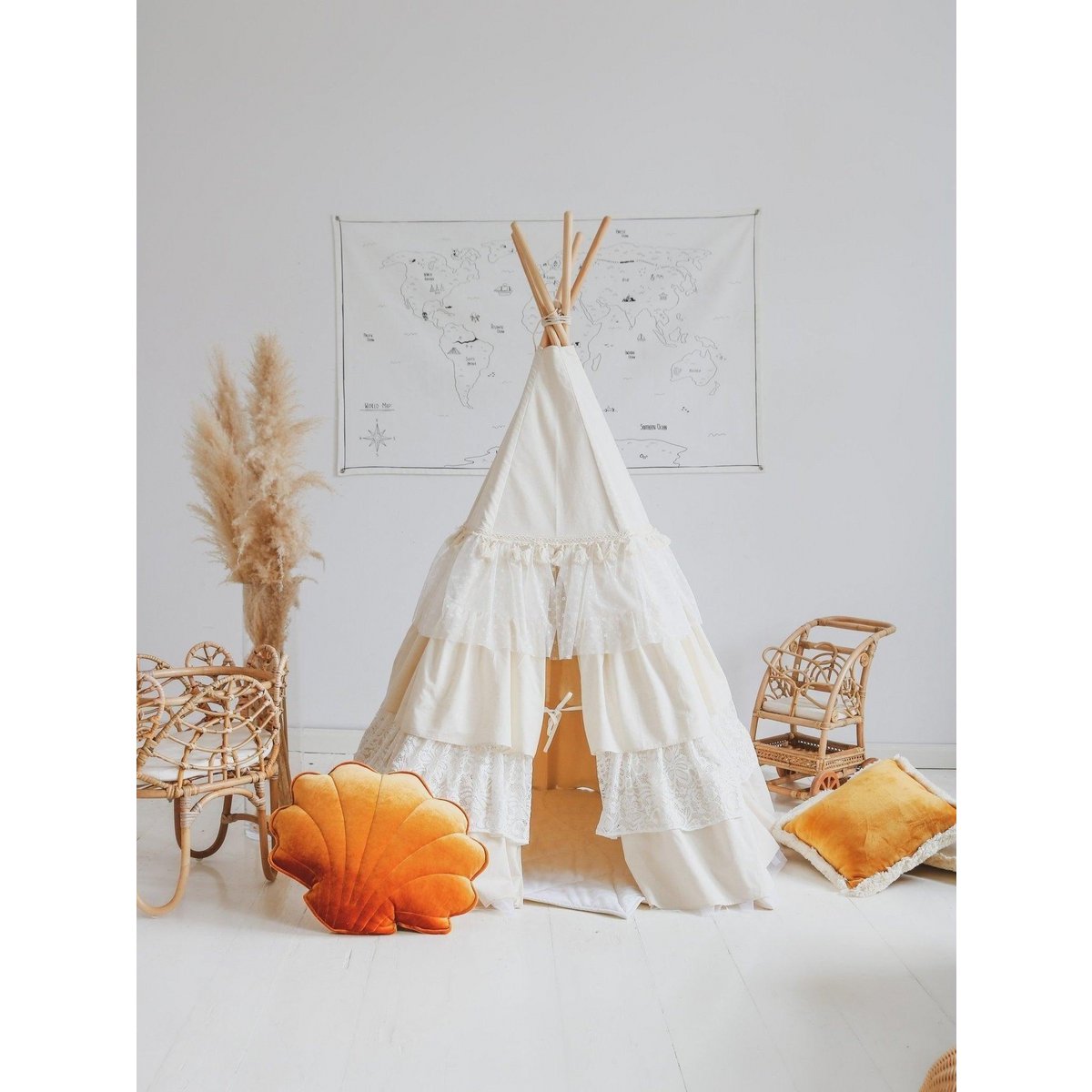 Tipitent Boho - inclusief speelmat